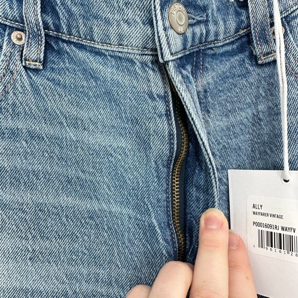 Pistola Ally High Rise Boot Wayfarer Vintage Raw Hem Anthropolgie NWT Size 28 - Picture 7 of 10